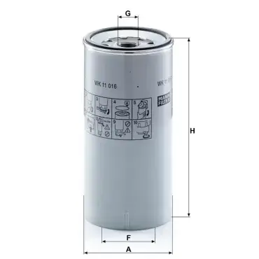 Cel mai bun preț Filtru combustibil WK 11 016 z Mann Filter